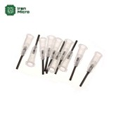 نازل (سوزن) مخصوص سرنگ های خمیر فلاکس و قلع - سر صاف - سفید شفاف 16G