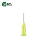 نازل (سوزن) مخصوص سرنگ های خمیر فلاکس و قلع - سر صاف - زرد کم رنگ 19G