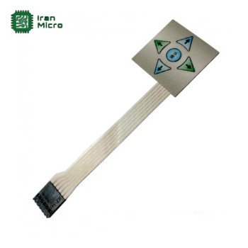 صفحه کلید فلت - منویی 5 کلید (جهت دار)