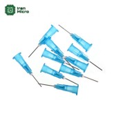 نازل (سوزن) مخصوص سرنگ های خمیر فلاکس و قلع - سر صاف - آبی 23G