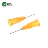 نازل (سوزن) مخصوص سرنگ های خمیر فلاکس و قلع - سر صاف - نارنجی 25G