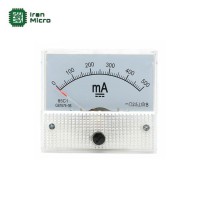 آمپر متر عقربه ای آنالوگ - 500 میلی آمپر 500mA DC