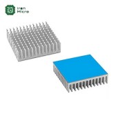 هیت سینک مربعی سایز 50x50x15mm - رنگ نقره ای - پشت چسب دار