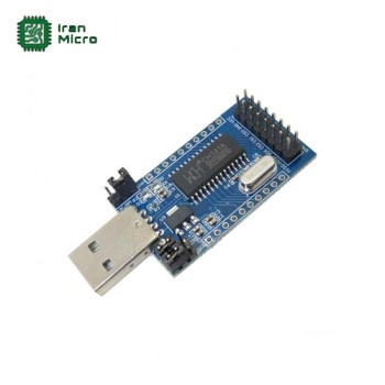 ماژول مبدل USB به سریال UART-I2C-SPI با تراشه CH341A ماژول مبدل USB به سریال UART-I2C-SPI با تراشه CH341A
