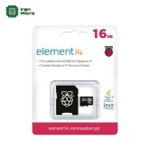 کارت حافظه Element14 اورجینال رزبری پای - 16 گیگا بایتی کلاس 10 - تایوانی