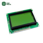 LCD گرافیکی 64*128 بک لایت سبز - با درایور KS0108