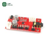 ماژول و برد توسعه آمپلی فایر میکروفون الکترت MAX9814 Electret Microphone Amplifier Board (برد قرمز + کابل)