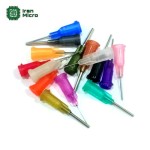 نازل (سوزن) مخصوص سرنگ های خمیر فلاکس و قلع - سر صاف - زرد پر رنگ 20G