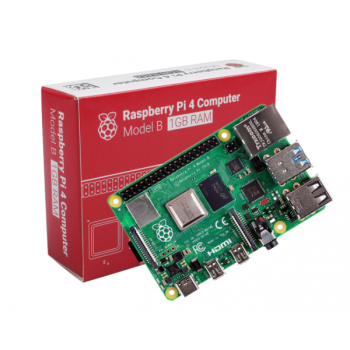 بورد رزبری پای Raspberry Pi 4B - با رم 1 گیگ (اورجینال - ساخت انگلستان UK)