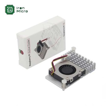 فن و هیتسینک رزبری پای 5 - Raspberry PI 5 Active Cooler - مدل اورجینال