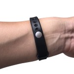 دستبند سیلیکونی RFID - طرح شیائومی (فرکانس 13.56MHz) - رنگ مشکی