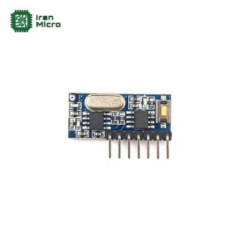ماژول گیرنده کد لرن 4 کاناله ASK - فرکانس 433MHz - مدل RX480-E