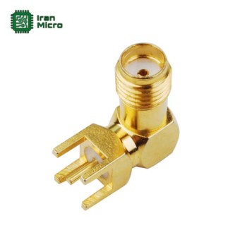 کانکتور SMA رو بردی رایت - مادگی - طول 15 میلی متر