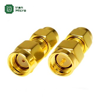 تبدیل دو طرفه آنتن SMA-MALE به RP-SMA-MALE تبدیل دو طرفه آنتن SMA-MALE به RP-SMA-MALE