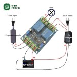 ماژول تغذیه یو پی اس UPS با قابلیت شارژر باتری 12 ولت - مدل YX-851