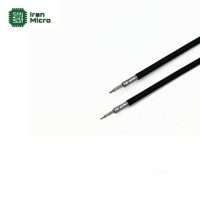 کابل RF مخابراتی RG113 دو طرف آماده - طول 20 سانت