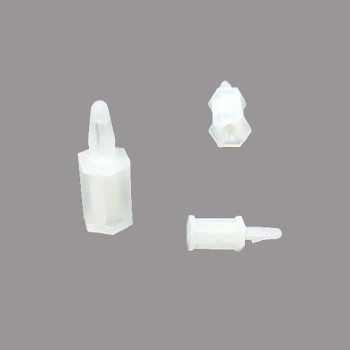 اسپیسر پلاستیکی یک سر پیچ خور - پین دار - 1.2 سانت - بسته 10 تایی
