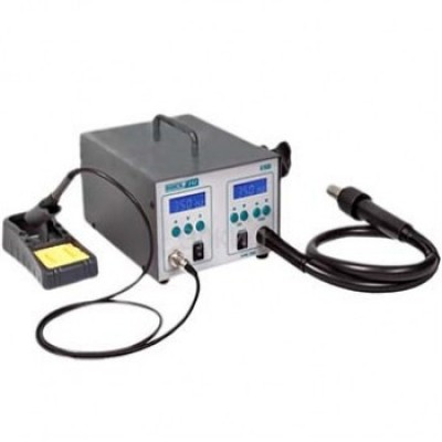 هیتر دو کاره دیجیتال (هویه هوای گرم) - 1000 وات - مدل QUICK 712