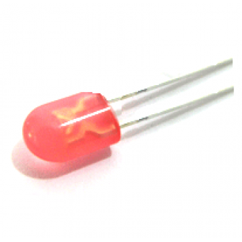 LED اوال قرمز معمولی 5mm - بسته 10 تایی