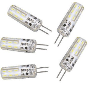 لامپ LED سوزنی 12 ولت (ژله ای) - مهتابی