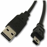 کابل USB نری به مینی USB (ذوزنقه) - بدون فیلتر